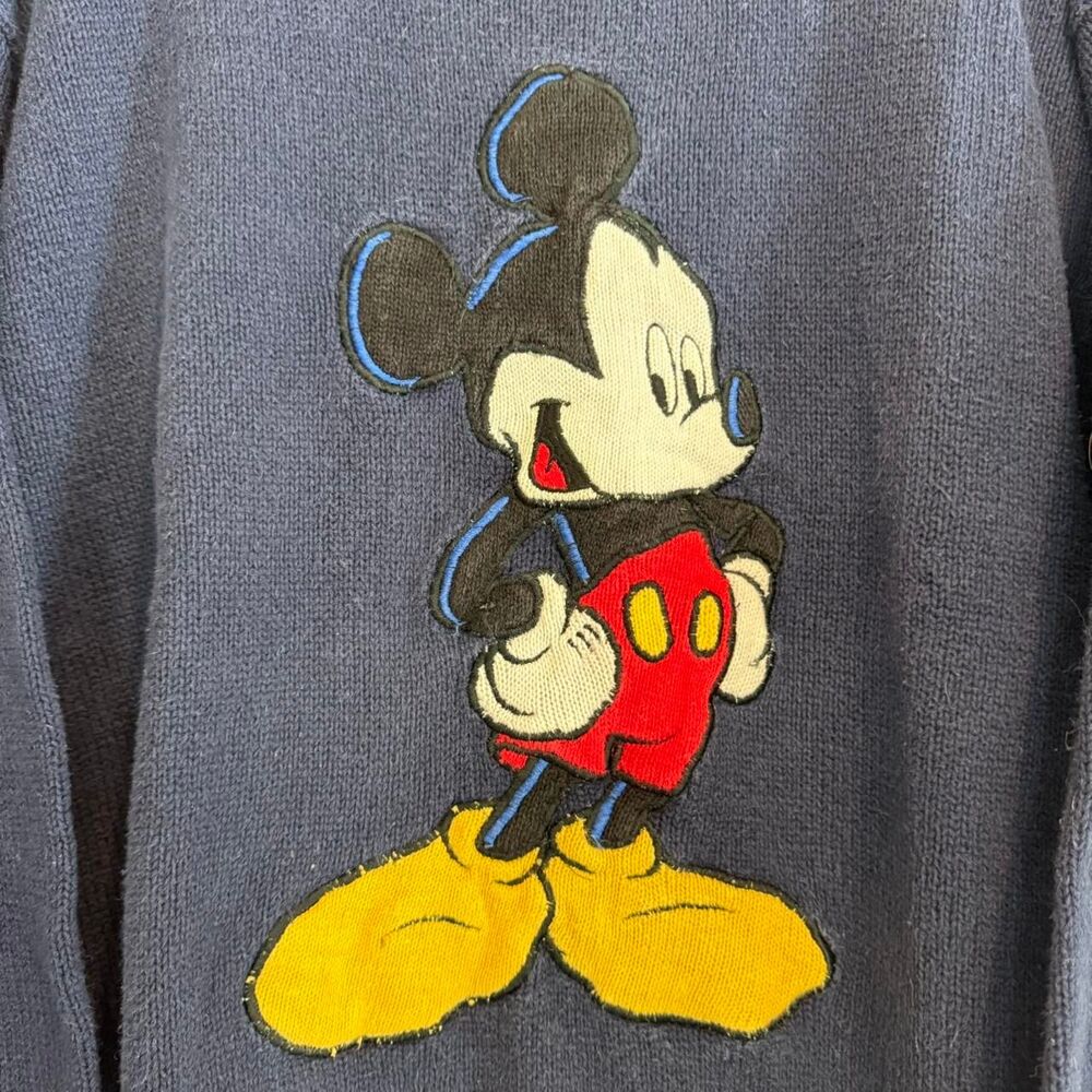 Vintage 90s Disney Knit embroidered sweater - Picture 4 of 5